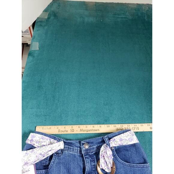 Gloria Vanderbilt Jeans Size 10 Womens Blue Pants Stretch Belted Cuff Capri NWT - Picture 11 of 16